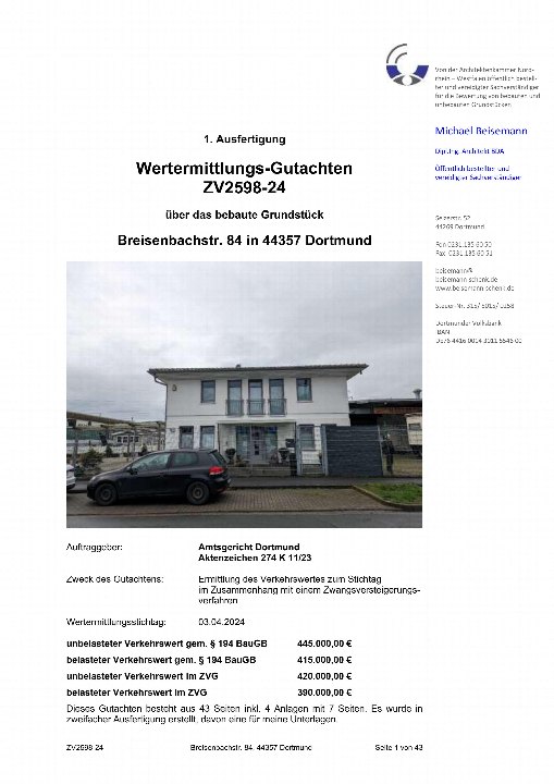 Textseite — Wohn-/Geschäftshaus in Dortmund
