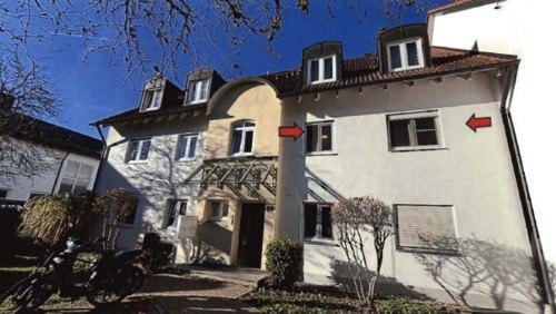 Außenansicht vorne — Kfz-Stellplatz (Tiefgarage) in Moosburg an der Isar, Vitztumstraße 2D