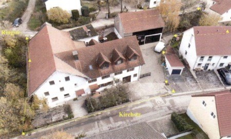 Luftbild — Land- und forstwirtschaftlich genutztes Grundstück in Eching-Günzenhausen, 85356