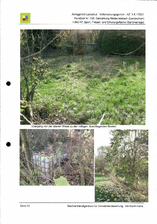 Garten — Unbebautes Grundstück in Niederreisbach, Nähe Stieberg 7