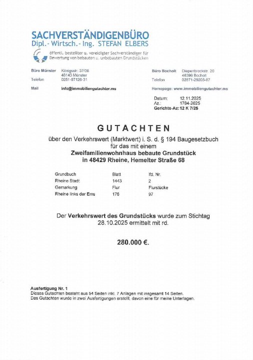Textseite — Unbekannt in Rheine