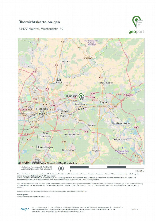 Textseite — Kfz-Stellplatz in Maintal