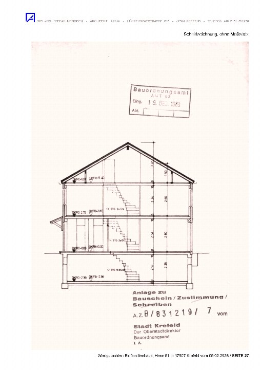Textseite — Reihenhaus in Krefeld