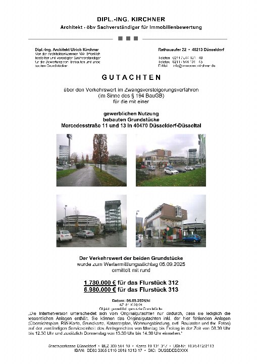 Textseite — Gewerblich genutztes Grundstück in Düsseldorf