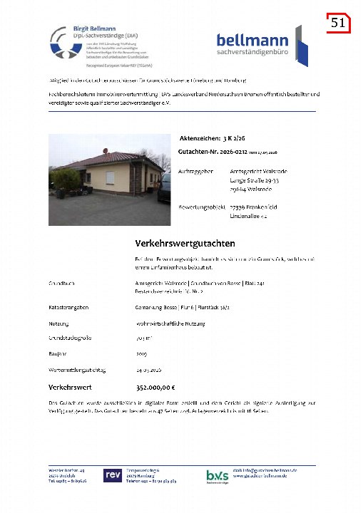 Textseite — Einfamilienhaus in Bosse