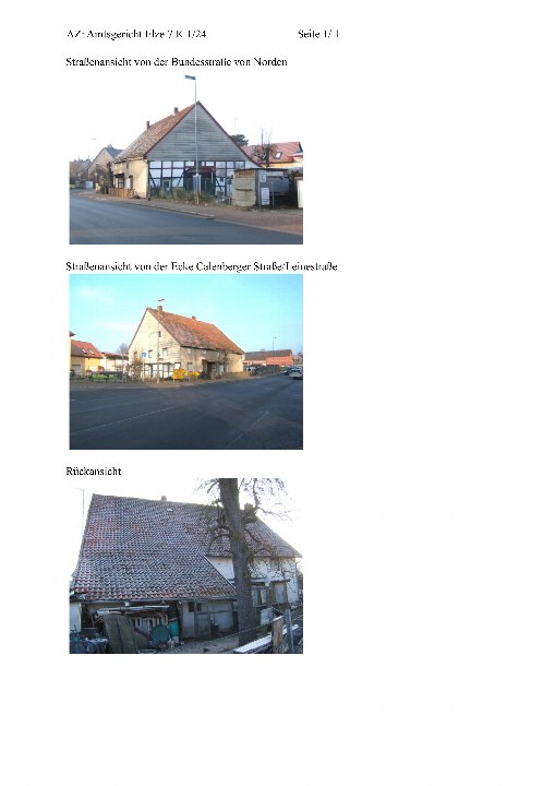 Textseite — Einfamilienhaus in Elze