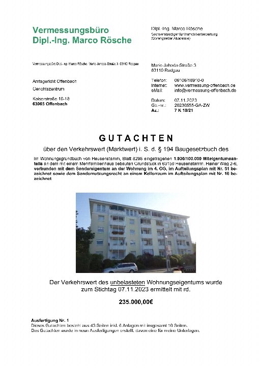 Textseite — Eigentumswohnung in Heusenstamm