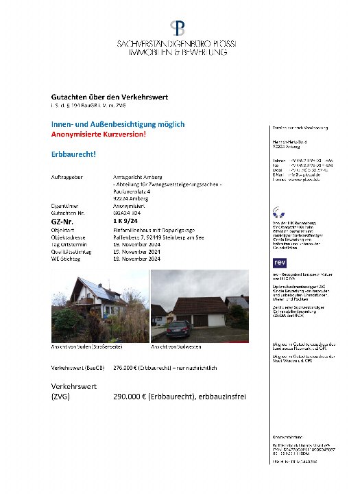 Textseite — Einfamilienhaus in Steinberg