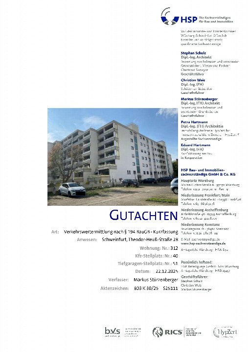 Textseite — Eigentumswohnung in Schweinfurt