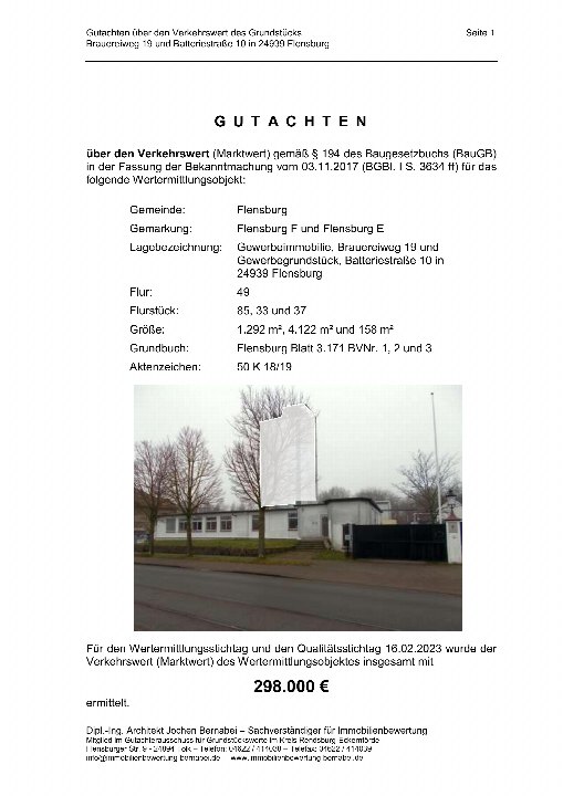 Textseite — Unbekannt in Flensburg
