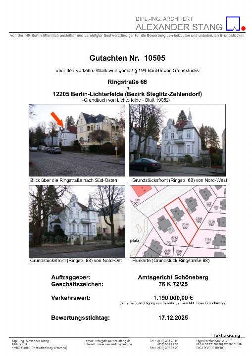 Textseite — Einfamilienhaus in Berlin