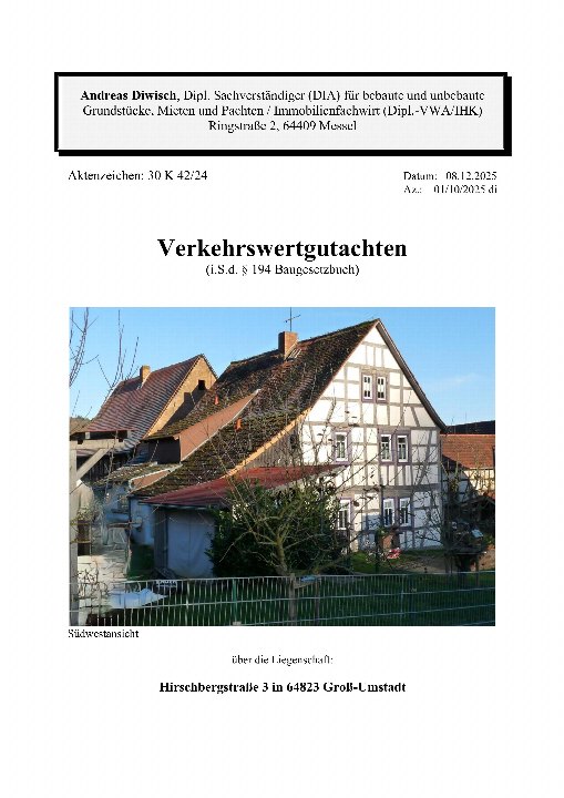 Textseite — Einfamilienhaus in Groß-Umstadt