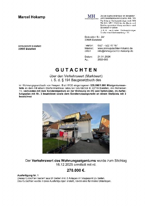 Textseite — Mehrfamilienhaus in Bielefeld