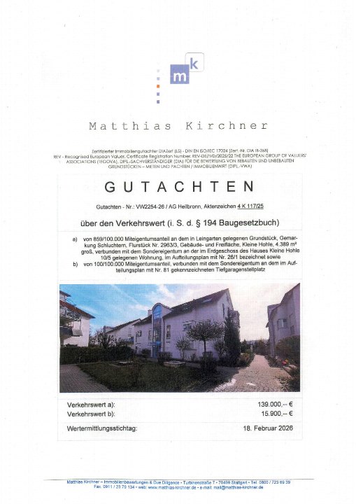 Textseite — Immobilie in Leingarten