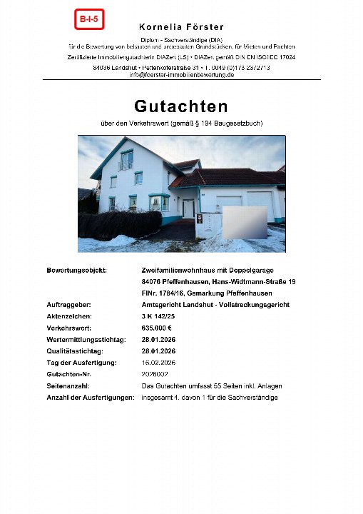 Textseite — Garage in Pfeffenhausen