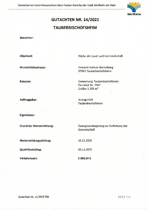 Textseite — Immobilie in Tauberbischofsheim