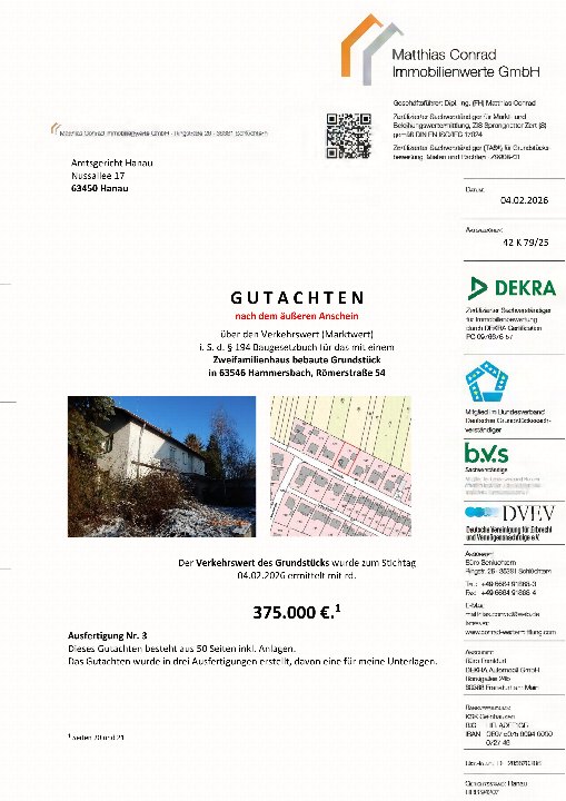 Textseite — Zweifamilienhaus in Hammersbach