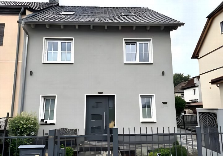 Außenansicht vorne — Einfamilienhaus in Berlin, Brekowweg 6