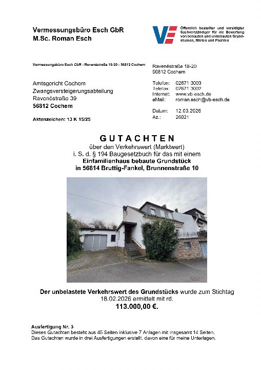 Textseite — Einfamilienhaus in Fankel