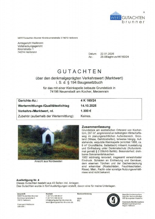 Textseite — Immobilie in Neuenstadt am Kocher (Kochertürn)