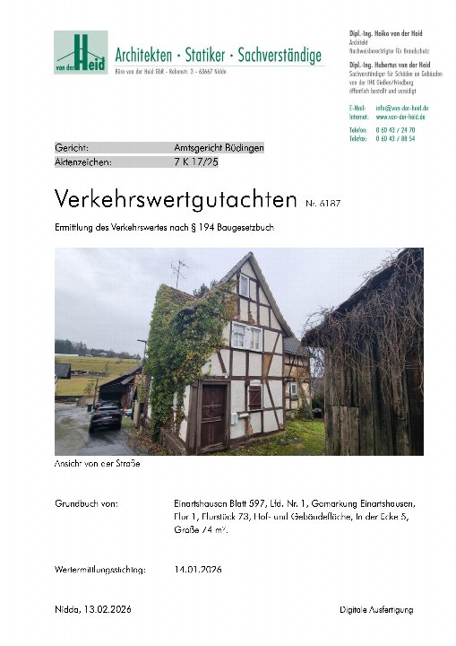 Textseite — Einfamilienhaus in Schotten