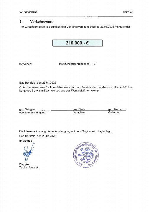 Textseite — Einfamilienhaus in Wildeck