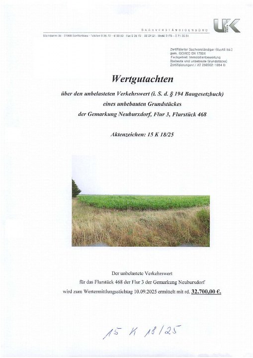 Textseite — Sonstiges in Neuburxdorf