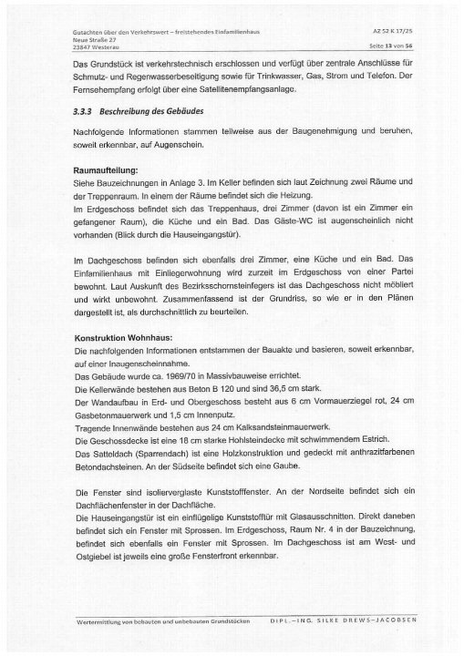 Textseite — Einfamilienhaus in Westerau