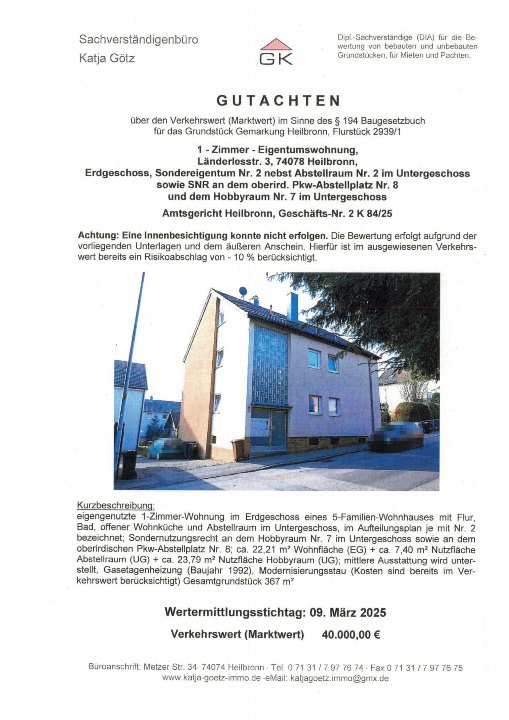 Textseite — Eigentumswohnung in Heilbronn