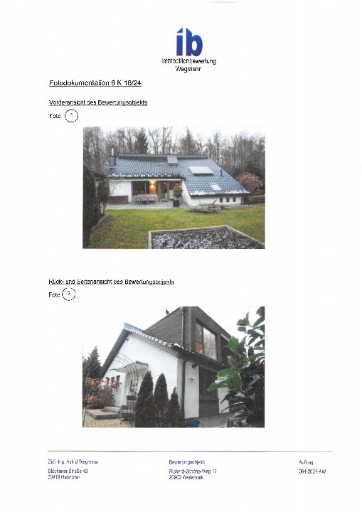 Textseite — Einfamilienhaus in Wedemark