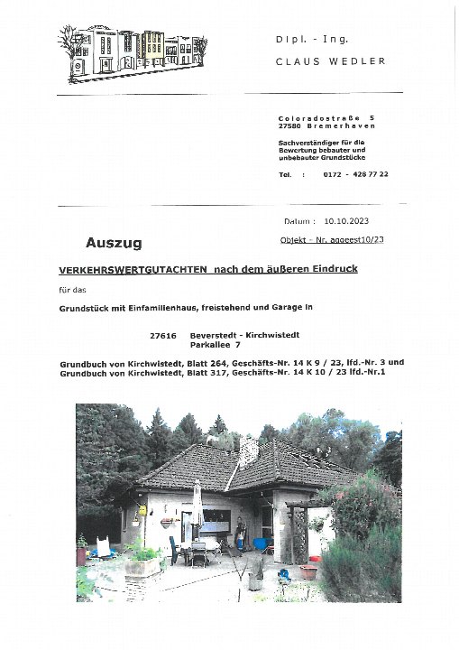 Textseite — Einfamilienhaus in Kirchwistedt-Stemmermühlen