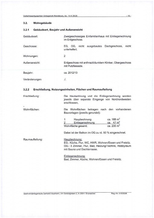 Textseite — Einfamilienhaus in Hohenwestedt