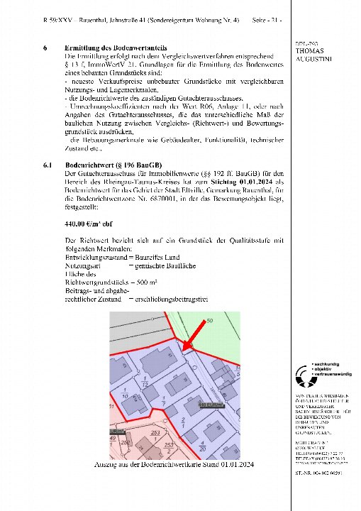 Textseite — Kfz-Stellplatz (Tiefgarage) in Eltville