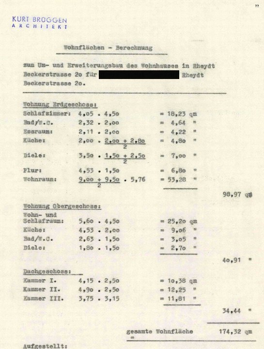 Textseite — Reihenhaus in Mönchengladbach
