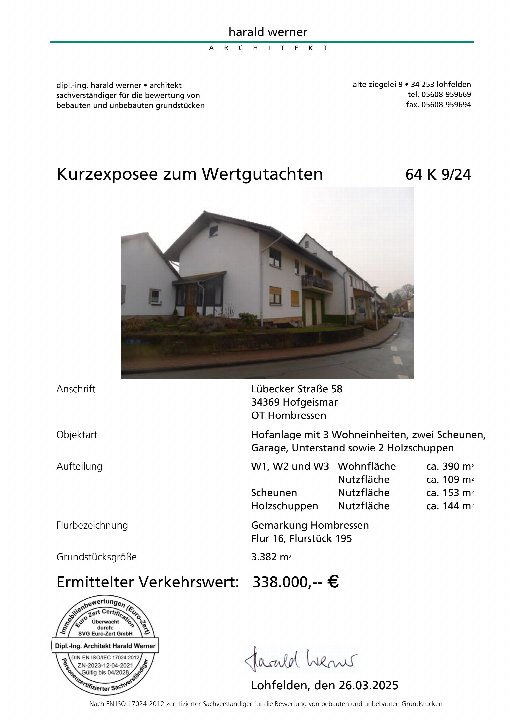 Textseite — Garage in Hofgeismar