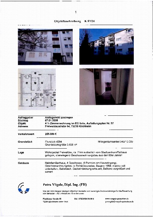 Textseite — Mehrfamilienhaus in Kirchheim