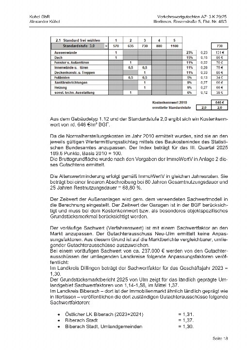 Textseite — Einfamilienhaus in Illertissen