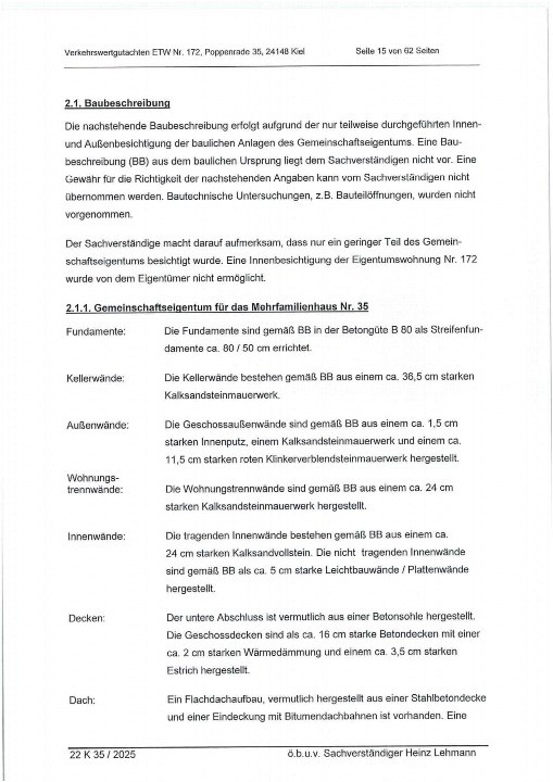 Textseite — Eigentumswohnung in Kiel - Ellerbek