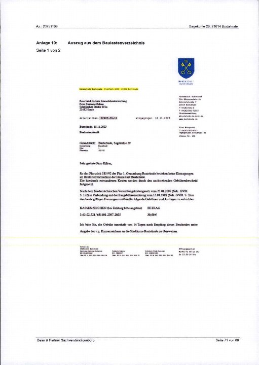 Textseite — Eigentumswohnung in Buxtehude