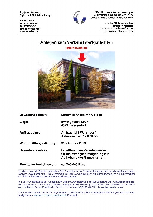 Textseite — Einfamilienhaus in Warendorf