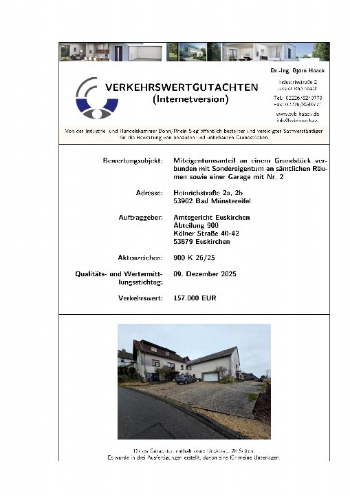 Textseite — Eigentumswohnung in Bad Münstereifel