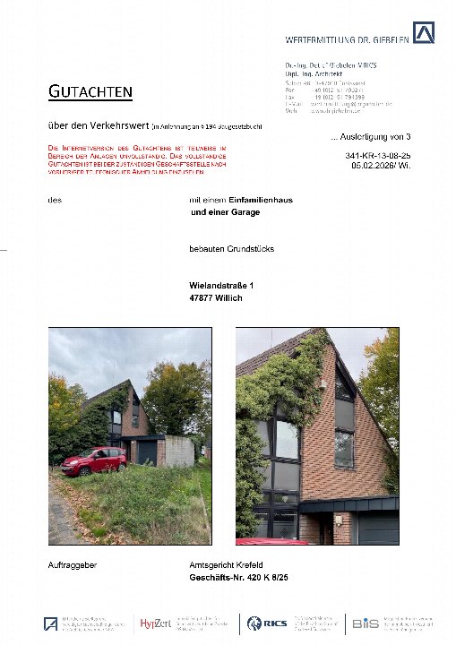 Textseite — Einfamilienhaus in Willich