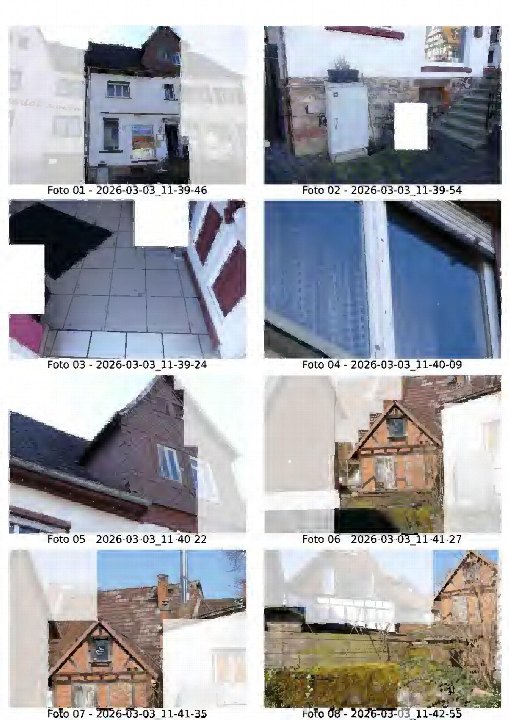 Außenansicht eines Gebäudes mit Fachwerk, Dach, Fenstern und Terrasse in Hungen, Liebfrauenberg 2