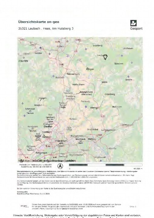 Textseite — Einfamilienhaus in Laubach