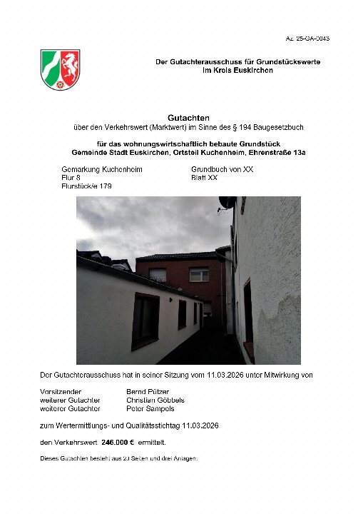 Textseite — Garage in Euskirchen