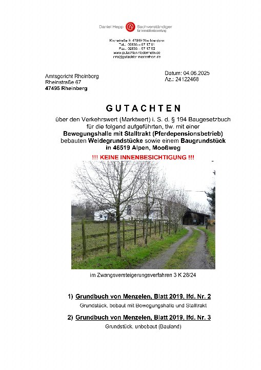 Textseite — Einfamilienhaus in Alpen