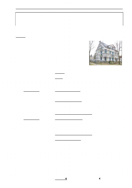 Textseite — Zweifamilienhaus in Berlin