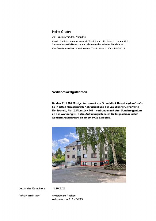 Textseite — Eigentumswohnung in Herzogenrath