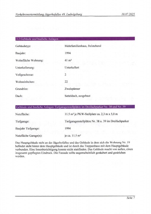 Textseite — Mehrfamilienhaus in Ludwigsburg
