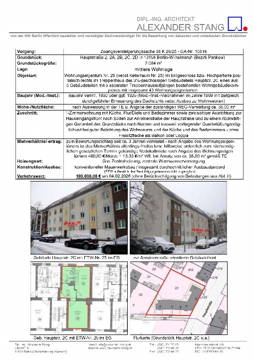 Textseite — Eigentumswohnung in Berlin